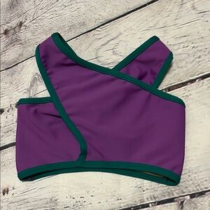FIVE Dancewear Purple and Green Sports Bra